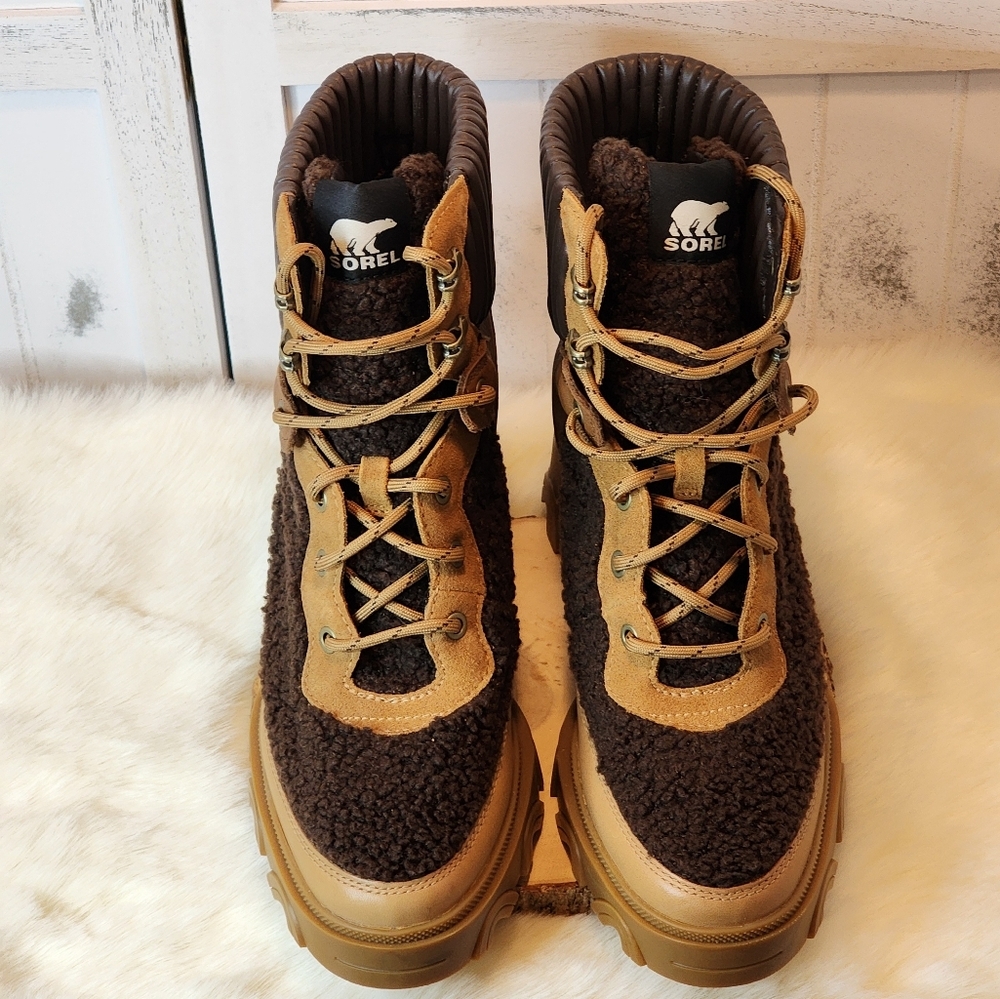 SOREL Leather Brex Waterproof Lace-up Boots - Picture 2 of 10